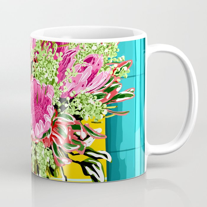 The Good Vibes Flower Pot Coffee Mug Gallery Image 1