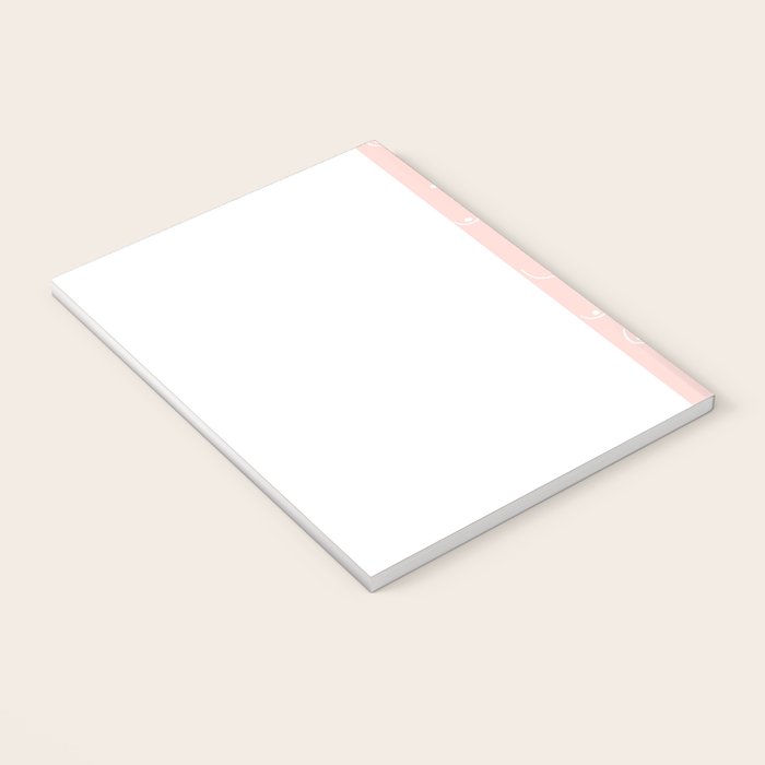 Self Love Boobs Pattern on peach Notebook Gallery Image 3