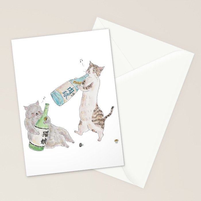 berobero nyanco Stationery Card Gallery Image 2