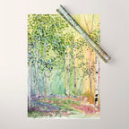 4 season watercolor collection - spring Wrapping Paper Gallery Image 1