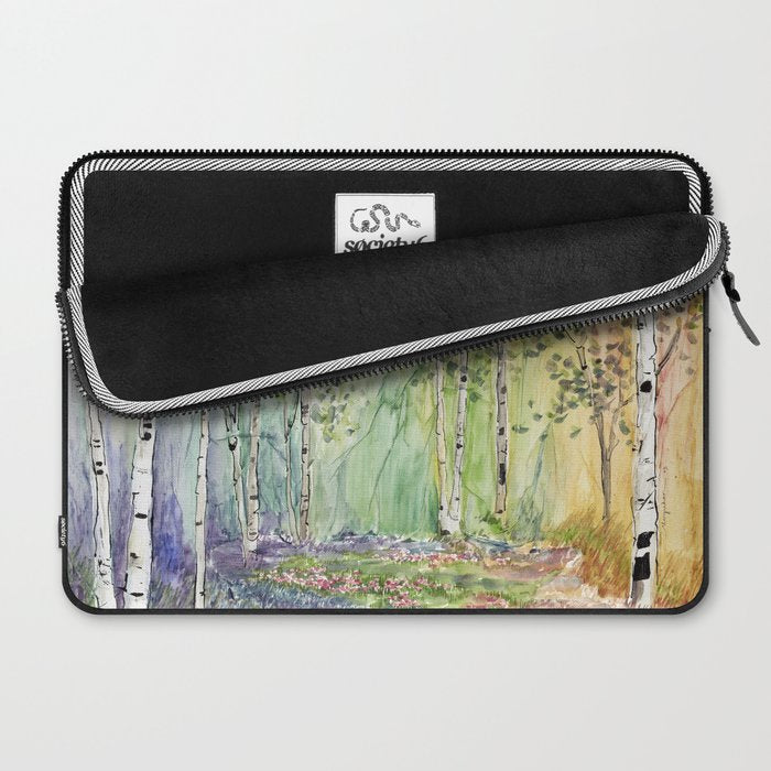 4 season watercolor collection - spring Laptop Sleeve Gallery Image 2