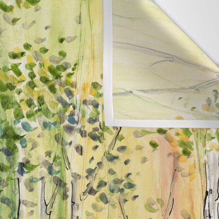 4 season watercolor collection - spring Wall Tapestry Gallery Image 3