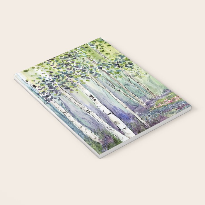 4 season watercolor collection - spring Notebook Gallery Image 3