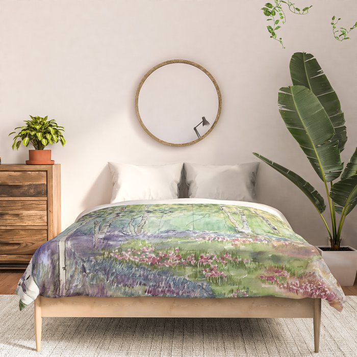 4 season watercolor collection - spring Comforter Gallery Image 3