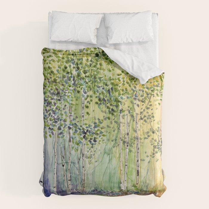 4 season watercolor collection - spring Comforter Gallery Image 6
