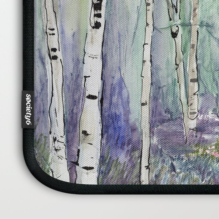 4 season watercolor collection - spring Laptop Sleeve Gallery Image 3