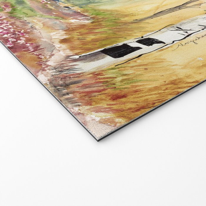 4 season watercolor collection - spring Welcome Mat Gallery Image 2