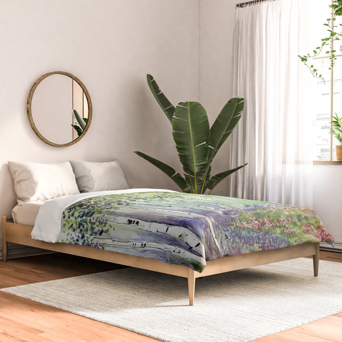 4 season watercolor collection - spring Comforter Gallery Image 2