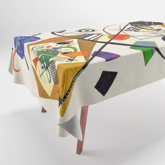 Wassily Kandinsky Transverse Line, No, 01. Tablecloth Gallery Image 1
