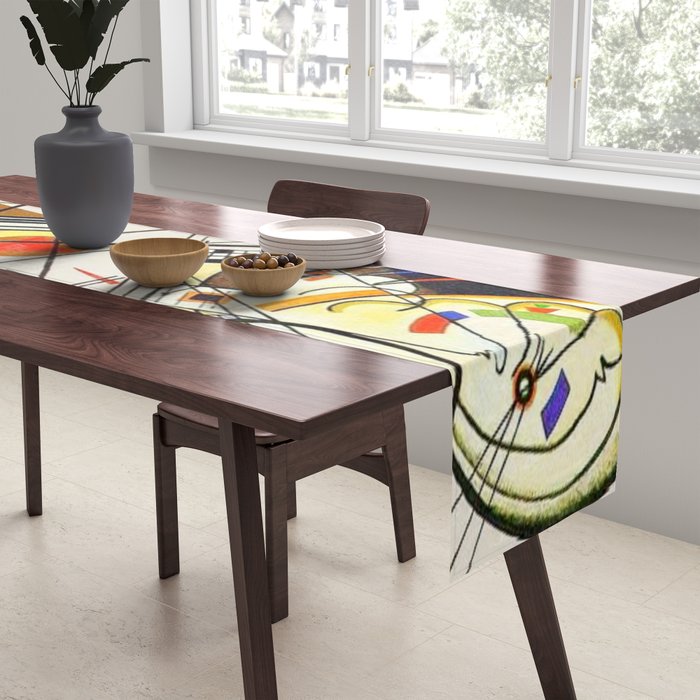 Wassily Kandinsky Transverse Line, No, 01. Table Runner Gallery Image 2
