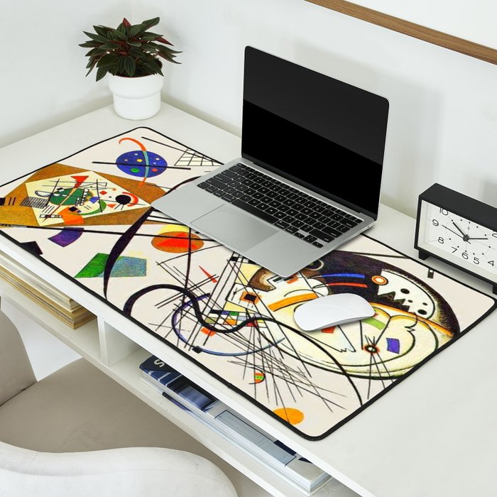 Wassily Kandinsky Transverse Line, No, 01. Desk Mat Gallery Image 2