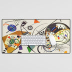 Wassily Kandinsky Transverse Line, No, 01. Desk Mat Gallery Image 1
