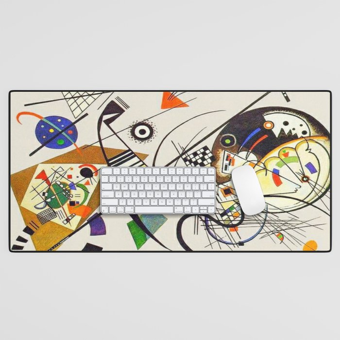 Wassily Kandinsky Transverse Line, No, 01. Desk Mat Gallery Image 1