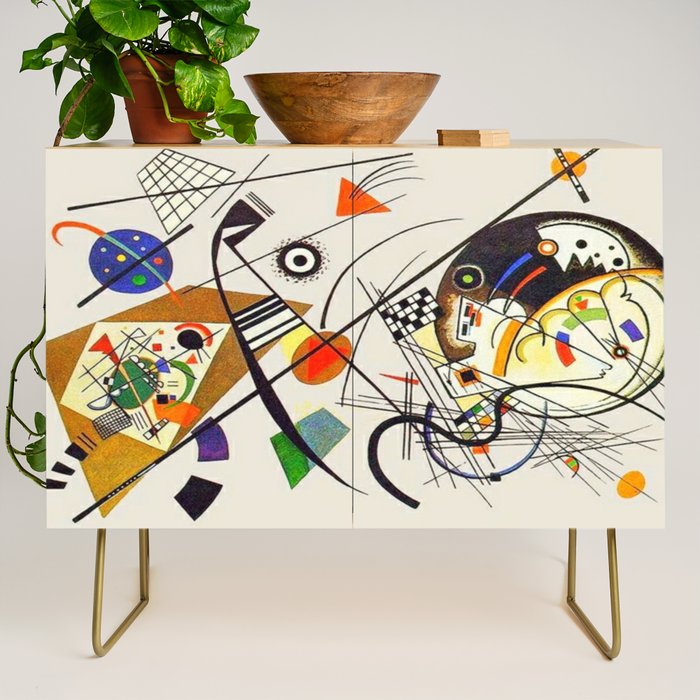 Wassily Kandinsky Transverse Line, No, 01. Credenza Gallery Image 1