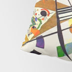 Wassily Kandinsky Transverse Line, No, 01. Pillow Sham Gallery Image 4
