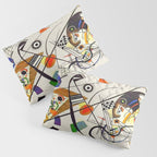 Wassily Kandinsky Transverse Line, No, 01. Pillow Sham Gallery Image 3