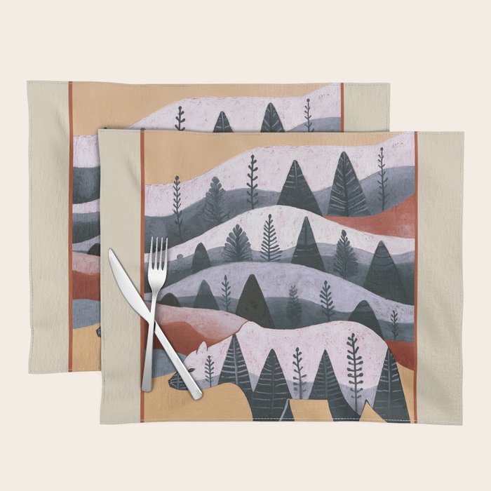 Mountain Bear Placemat Gallery Image 1