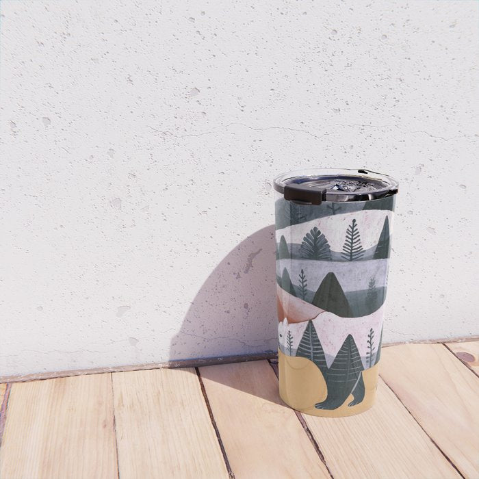 Mountain Bear Travel Mug Gallery Image 4