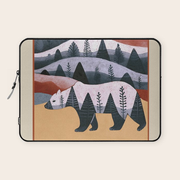 Mountain Bear Laptop Sleeve Gallery Image 1