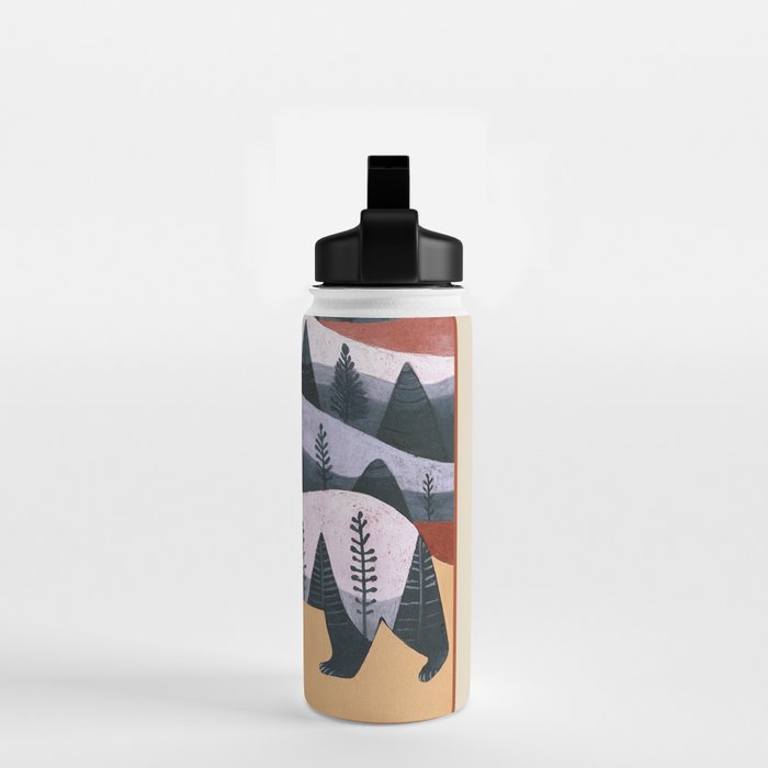 Mountain Bear Water Bottle Gallery Image 2