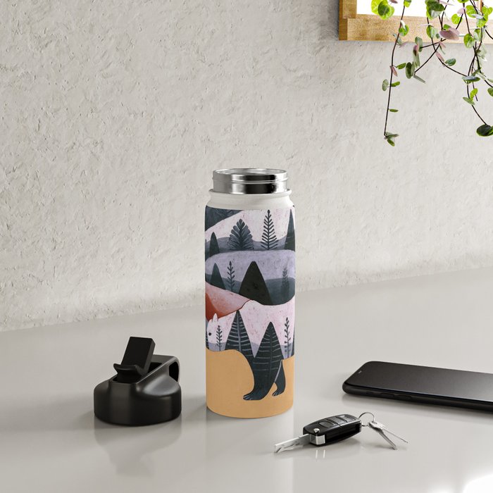 Mountain Bear Water Bottle Gallery Image 4