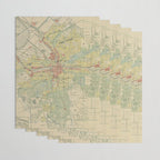 Vintage Map of Syracuse NY (1918) Wrapping Paper Gallery Image 3