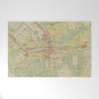 Vintage Map of Syracuse NY (1918) Welcome Mat Gallery Image 1