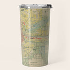 Vintage Map of Syracuse NY (1918) Travel Mug Gallery Image 2