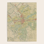 Vintage Map of Syracuse NY (1918) Poster Gallery Image 4