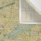 Vintage Map of Syracuse NY (1918) Wall Tapestry Gallery Image 3