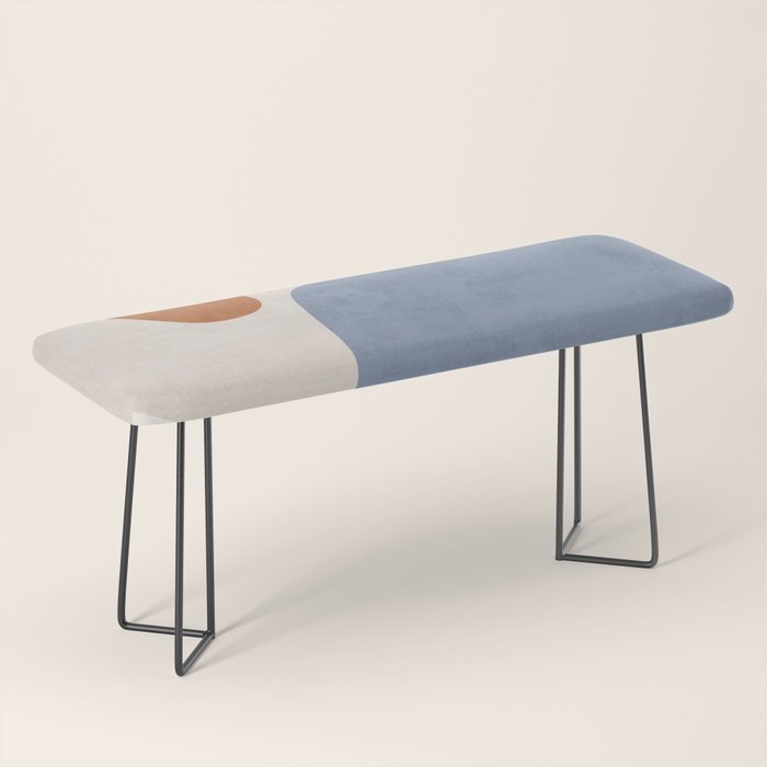 Modern Abstract Minimal Shapes 220 Bench Gallery Image 1
