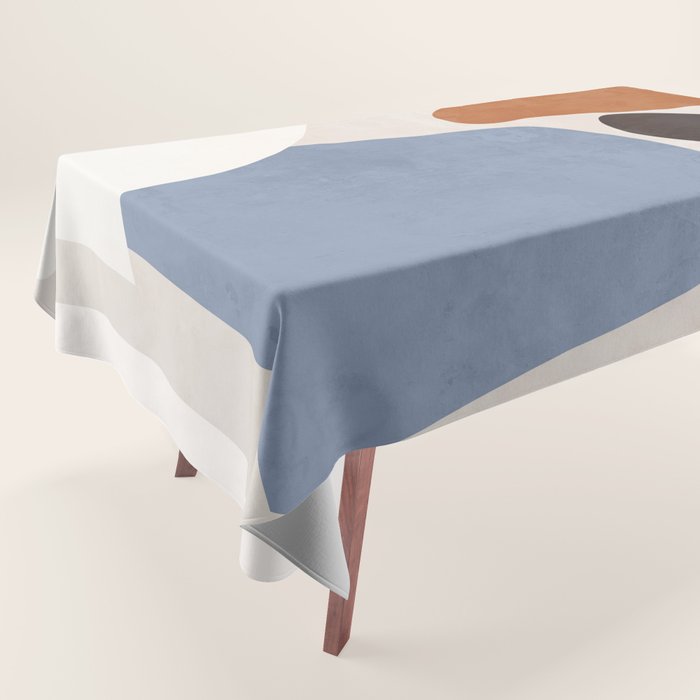 Modern Abstract Minimal Shapes 220 Tablecloth Gallery Image 1