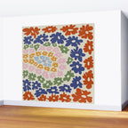 Mini Reto Daisy  Wall Mural Gallery Image 2