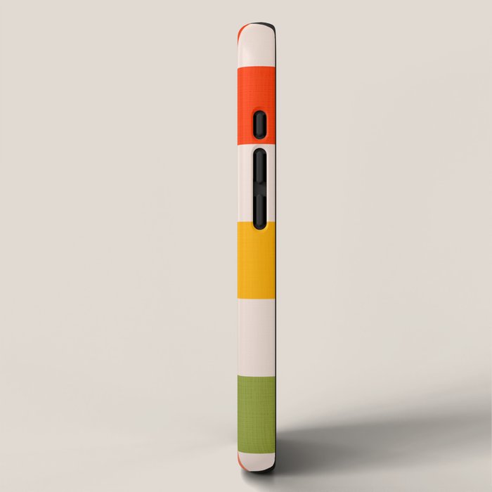 Mid Mod Colourful Sunny Check Pattern iPhone Case Gallery Image 2