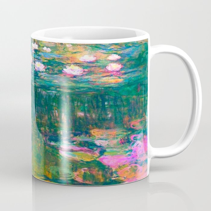 Claude Monet Water Lilies, Monet Nymphéas Coffee Mug Gallery Image 1