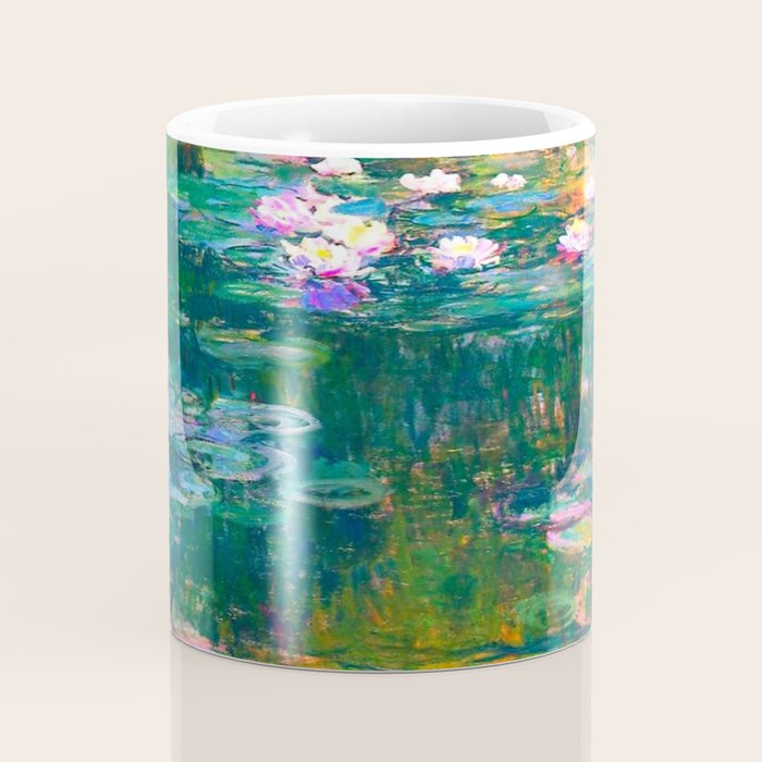 Claude Monet Water Lilies, Monet Nymphéas Coffee Mug Gallery Image 4