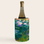 Claude Monet Water Lilies, Monet Nymphéas Wine Chiller Gallery Image 1