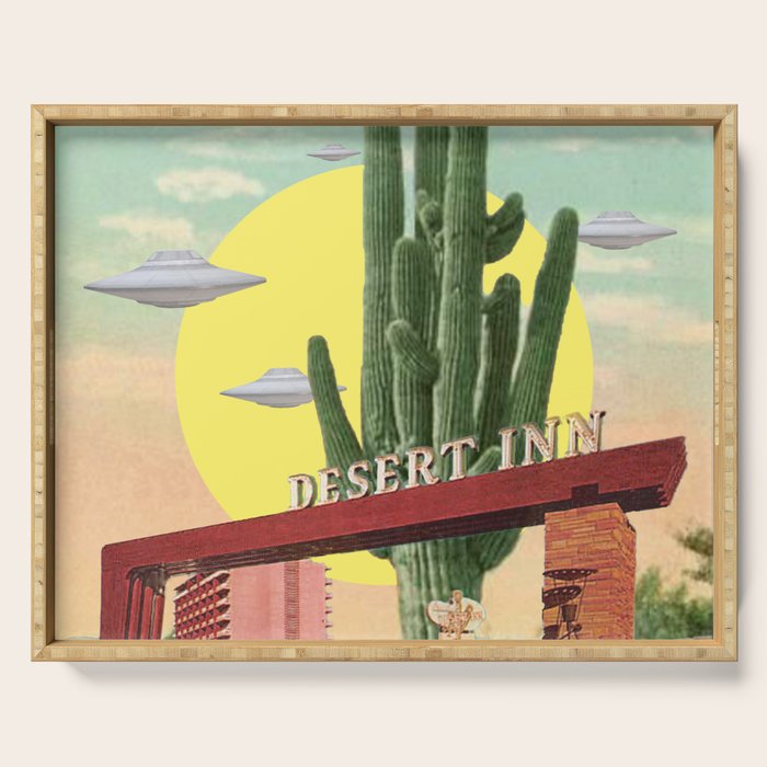 Desert Inn (Square) Serving Tray Gallery Image 1