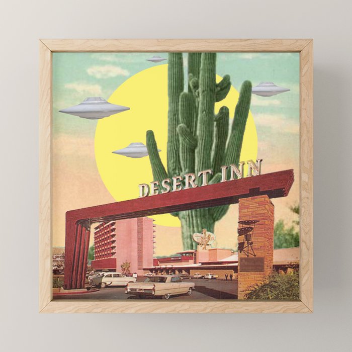 Desert Inn (Square) Mini Art Print Gallery Image 1
