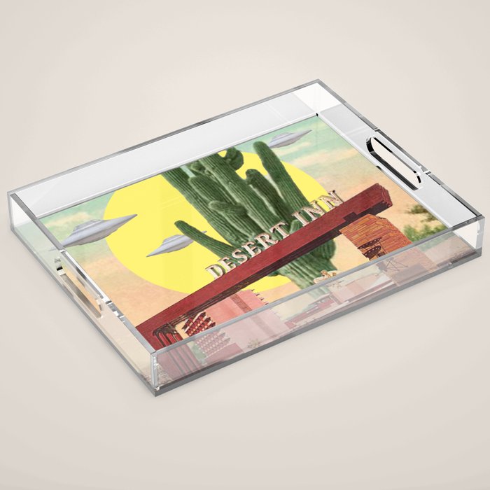 Desert Inn (Square) Acrylic Tray Gallery Image 1