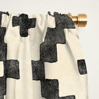 Taos - black and alabaster Window Curtain Gallery Image 2