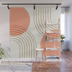 Sun Arch Double - Coral Wall Mural Gallery Image 1