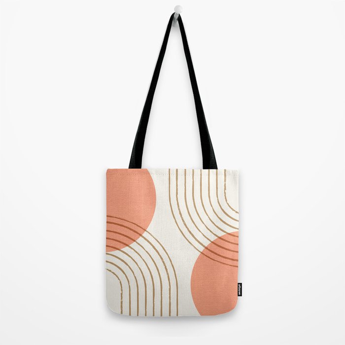 Sun Arch Double - Coral Tote Bag Gallery Image 2