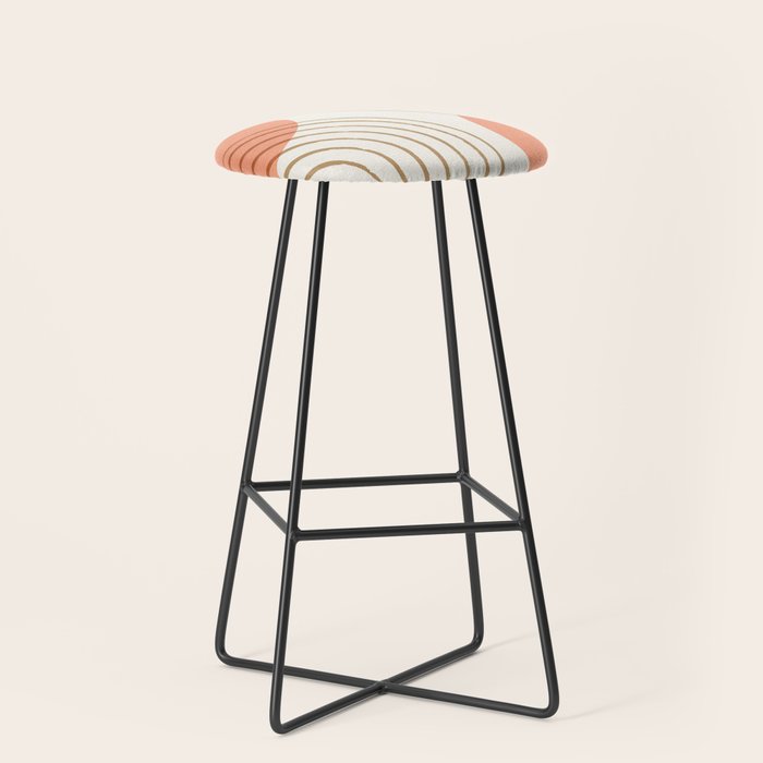 Sun Arch Double - Coral Stool Gallery Image 1