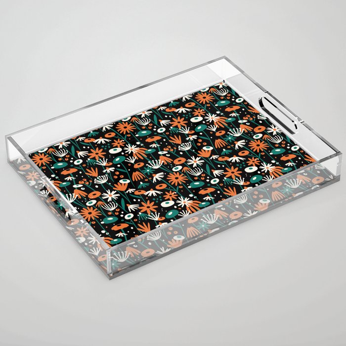 Midnight Meadow Acrylic Tray Gallery Image 1