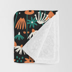 Midnight Meadow Throw Blanket Gallery Image 3