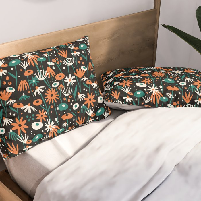 Midnight Meadow Pillow Sham Gallery Image 2