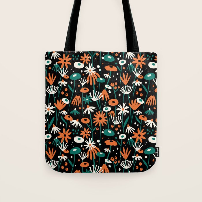Midnight Meadow Tote Bag Gallery Image 1