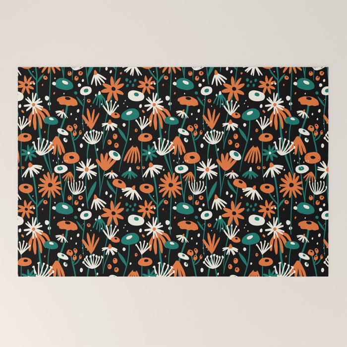 Midnight Meadow Welcome Mat