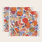 Fresh Citrus Mesh - White Placemat Gallery Image 1